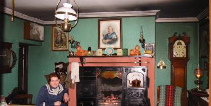 A kitchen in one of the town houses