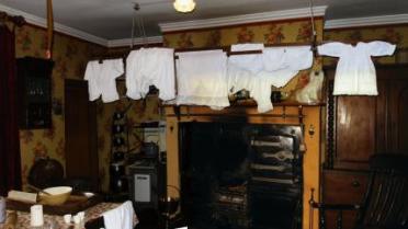 A town house kitchen