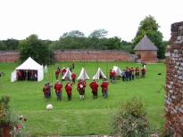 Pikemen doing drill