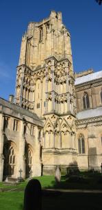 The South-West tower from the cloister quadrangle