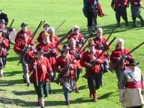 The Parliamentarians march past