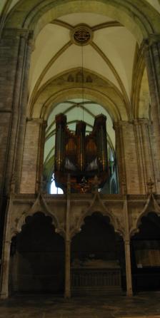 The quire from the south transept