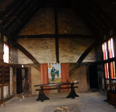 the main hall of the farmstead