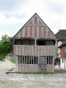 side of 17th C market hall