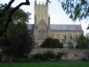 View of the Cathederal from the North Lawn of the Bishop's Palace