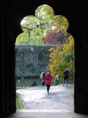 The moat from the East Cloister